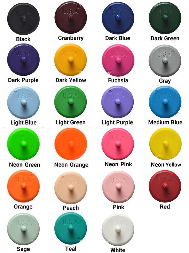 Ball marker colors