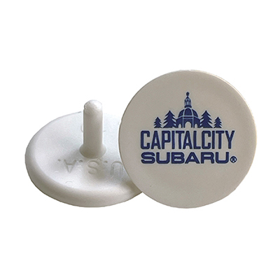 Personalized "Quarter Size" Plastic Ball Markers