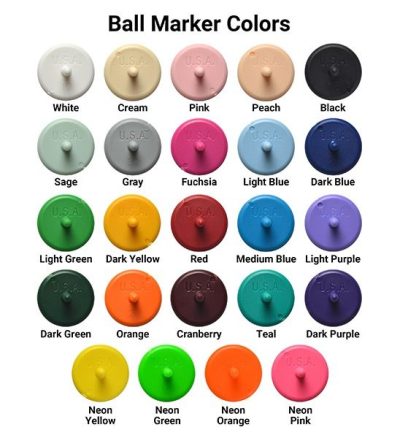 Personalized "Quarter Size" Plastic Ball Markers - Image 6