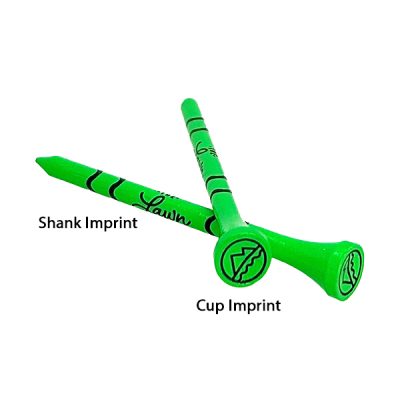 Cup and Shank printed Golf Tees